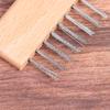 1Pc Wooden Handle Comb Cleaner Delicate Cleaning Removable Hair Brush Comb Cleaner Tool Handle Embeded Tool