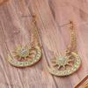 Bohemian Star & Moon Long Earrings for Weddings
