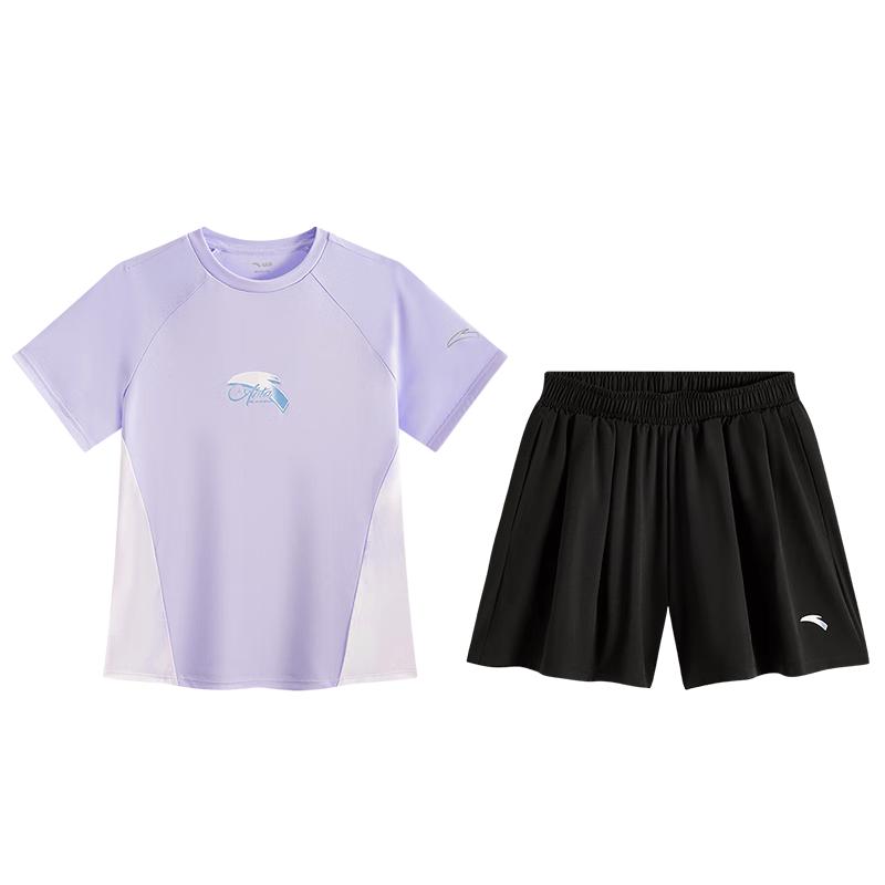 Anta Kids Girls' Quick-Dry Summer Sportswear Set