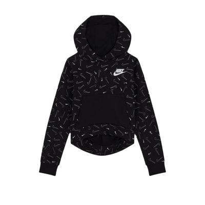 Nike Hoodie Bequem Atmungsaktiv Schlicht Großzügig Kinder-Hoodies Schwarz DD7377-010
