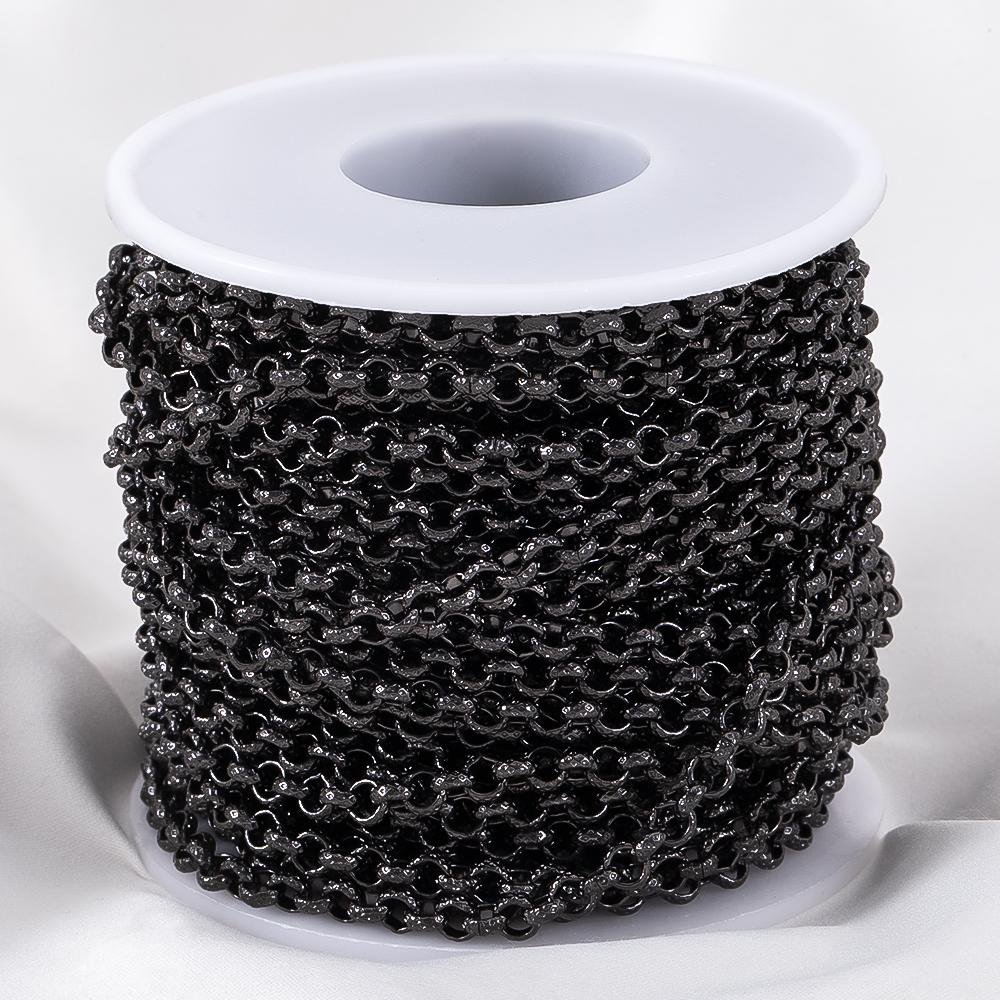 1 Meter 2 Meter Geprägte O-Form Halskettenketten Kupferarmband Kabelglied Großhandel Offene Ringketten für DIY Schmuckherstellung Zubehör