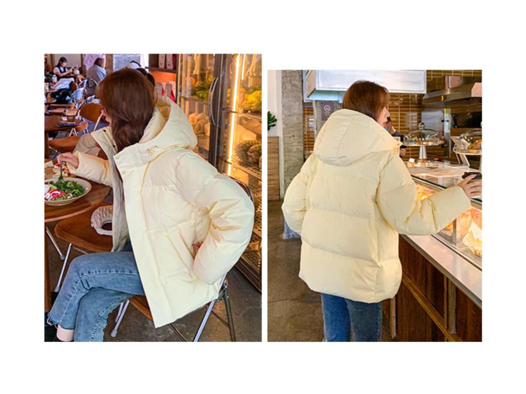 MM Mingmo Damen Petite Locker geschnittene Daunenjacke - Winter 2025