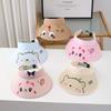 Children's Straw Sun Hat - Cartoon Baby Visor for Boys & Girls
