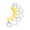 25Pcs Ring Terminal Electrical Wire Cable Crimp Connector RV5?12 Accessory Set Kit Yellow