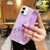 Pouzdro na telefon Glitter Powser Wristband pro Iphone 13 12 11 Pro Xs Max Xr X 6 6s 7 8 Plus Transparentní měkký kryt držáku na zápěstí