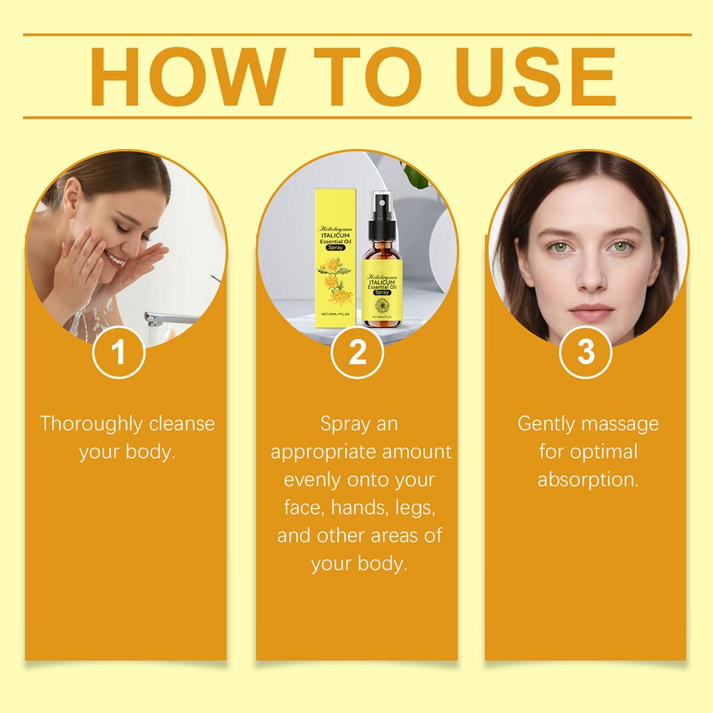Chamomile Oil Spray, Nourishing And Moisturizing Oil Body Moisturizing Oil Spray Aromatherapy,30ml