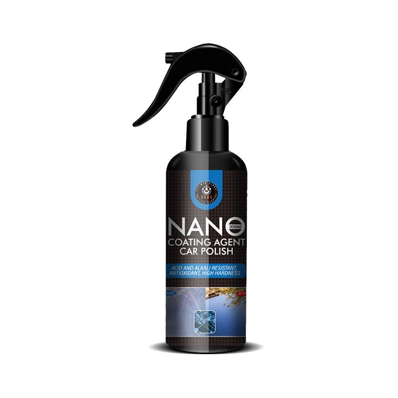 Nano Crystal Car Paint Coating Spray: Water Repellent & Gloss Enhancer