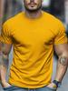 Camicia di Cotone Uomo T-shirt Grafica Avventura Sole Montagna Modello Figura Manica Corta Cotone Traspirante Vestibilità Casual Usura Quotidiana T-shirt