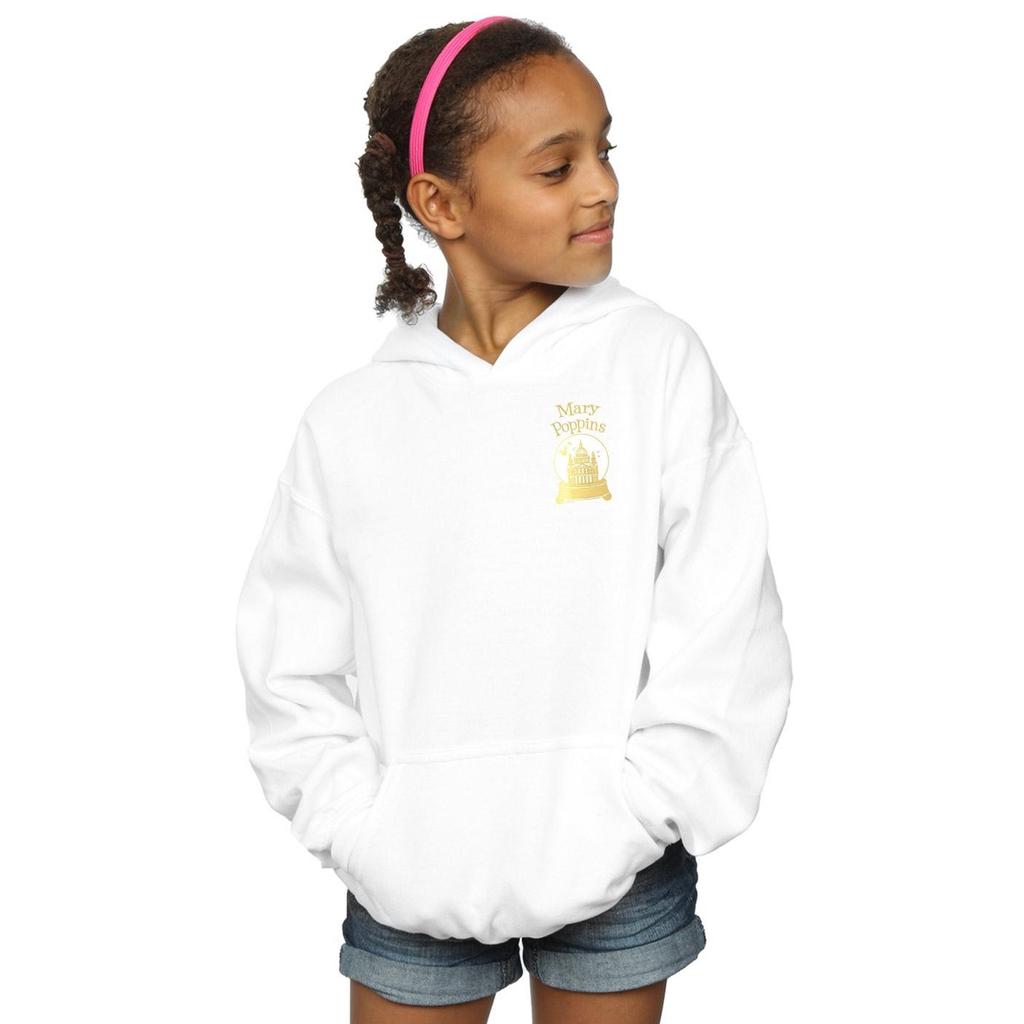 Disney Girls Mary Poppins Snowball Chest Hoodie