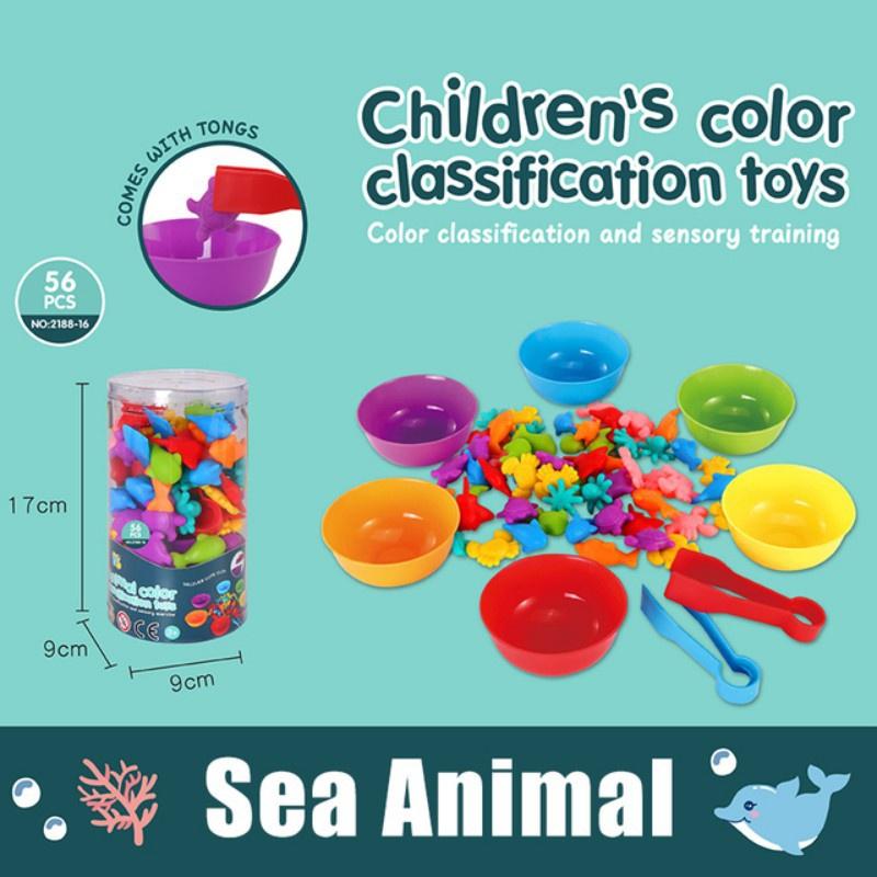 

Математическая игрушка с радужным счетом, морское животное, динозавр, лев, самолет, развивающие игрушки для раннего обучения для детей Sea Animal-1set