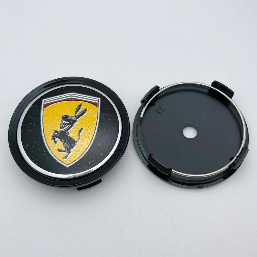 

4pcs 75mm O.D / 70MM I.D Donkey Logo Emblem Car Wheel Center Caps Wheels Hub Cap Hubcaps Auto Rims Dust Cover Car Accessories Donkey Badge&4pcs Wheel Caps