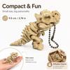1Pc Articulated Dinosaur Skeleton Decor Movable Joints Durable Ornament for Desktop Living Room Shelf Dino Enthusiasts Gift