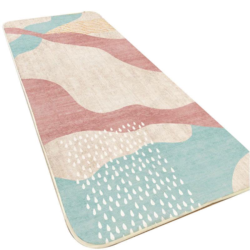 Cozy Bedroom Bedside Carpet: Cute Celebrity-Inspired Floor Mat for Living Room or Coffee Table