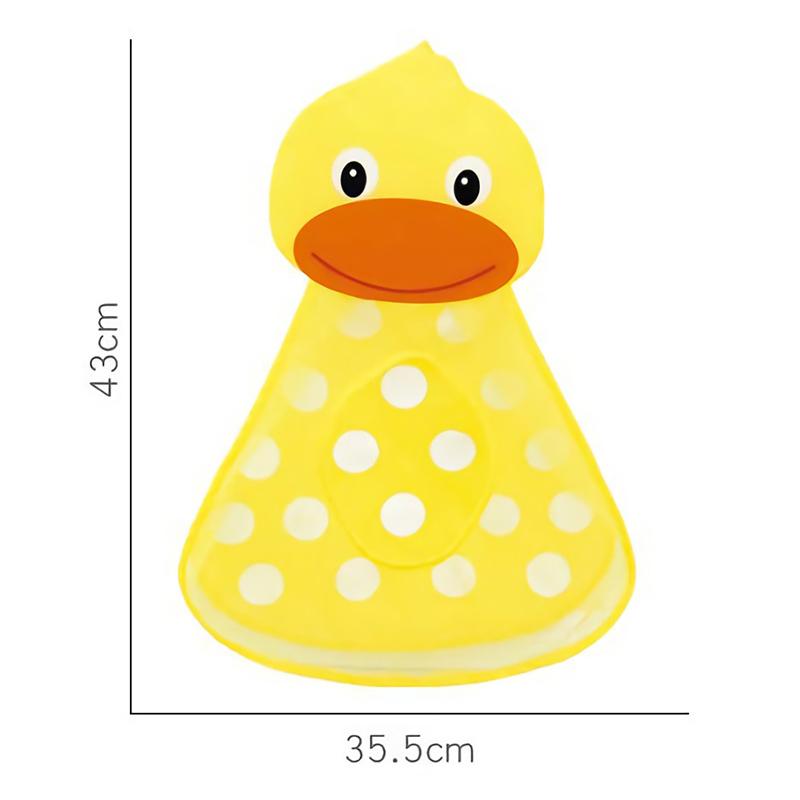 Latest Infant Bathroom Mesh Bag Sucker Style Ideal For Bathing Playthings Children Basket Cartoon Animal Shapes Cloth Sand