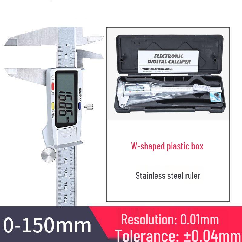 High Precision 150mm Stainless Steel Digital Vernier Caliper