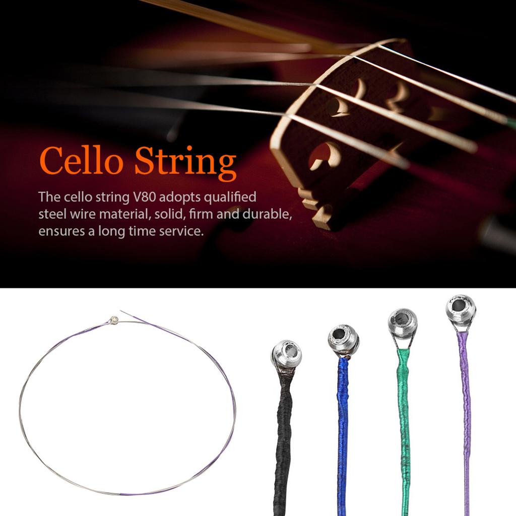 IRIN Professional Steel Wire Cello Strings V80 Musical Instrument Accessories