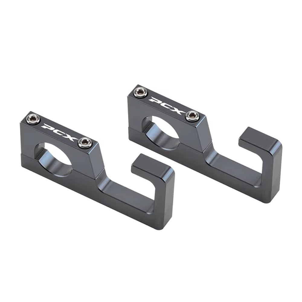 Compatible with PCX125 PCX150 PCX160 Motorcycle Accessories PCX Logo Hook Helmet Luggage Bag Hook Holder Hanger Hook (Grey)