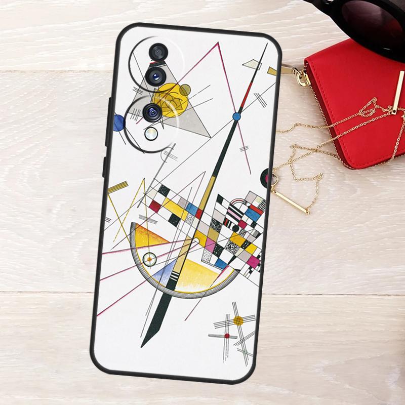 Wassily Kandinsky Abstract Artistic Case For Honor 200 400 Pro 50 70 90 X9a X9b X9c X9d X8a X8b X8c Magic 7 Lite 5 6 8 Pro Cover
