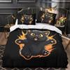 3D Lightweight and Soft Animal Bedding Set, Single Bed, Double Bed, Duvet Cover, Pillowcase, 2/3pcs, Men's Teens, Full Size Cover, Birthday Gift
