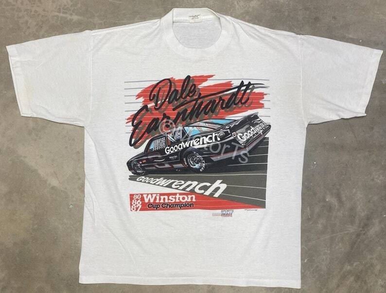 Vintage 1988 Nascar Dale Earnhardt T-Shirt Dale Earnhardt Shirt Full Size S-5XL XXL