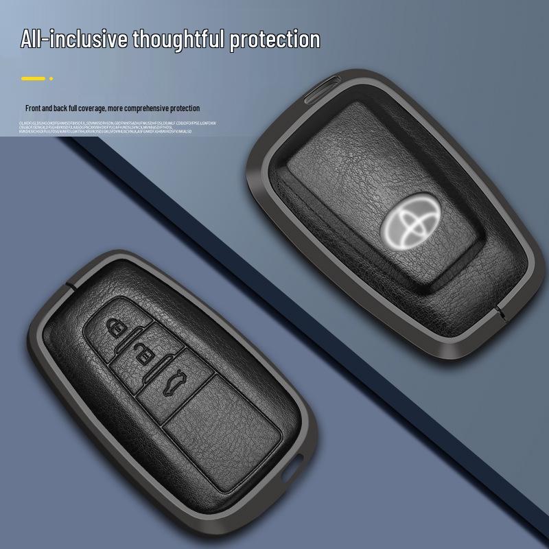 FAW Toyota Key Case for Highlander, RAV4, Corolla, C-HR, IZOA & Crown - Car Key Cover & Shell