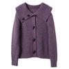 Sancai Winter Lapel Knit Cardigan