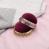 Cute Ball Shaped Needle Pin Cushion with Metal Base DIY Sewing Handcraft Tool