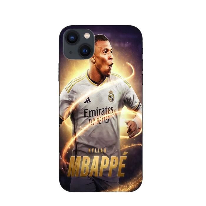 Coque Maniacase pour iphone 14 plus Kylian Mbappe Real Madrid Wallpaper
