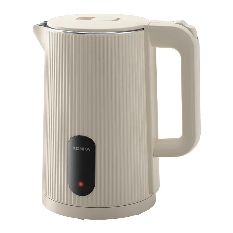 KONKA 1.8L Double-Layer 304 Stainless Steel Electric Kettle