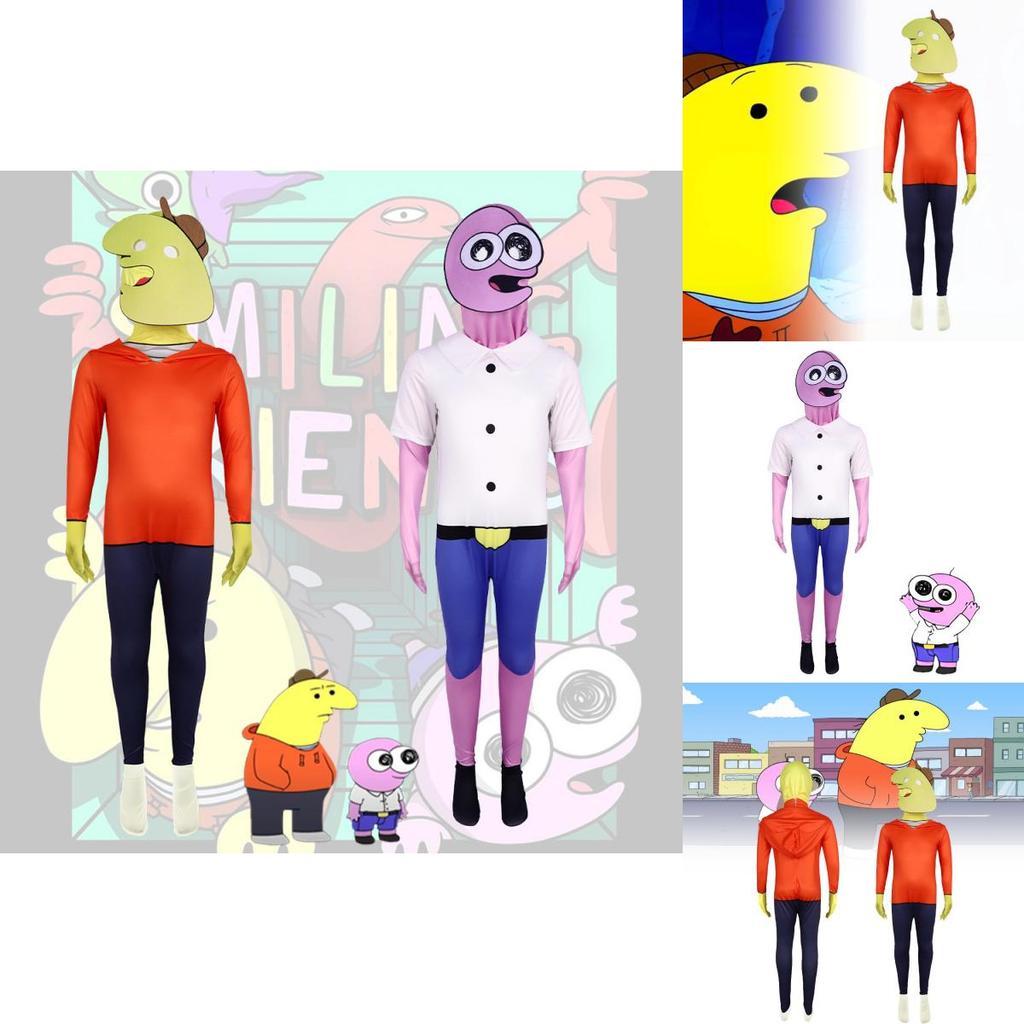 Unisex Smiling Friends 2 Character Cosplay Costume Perfect For Anime And Game Events