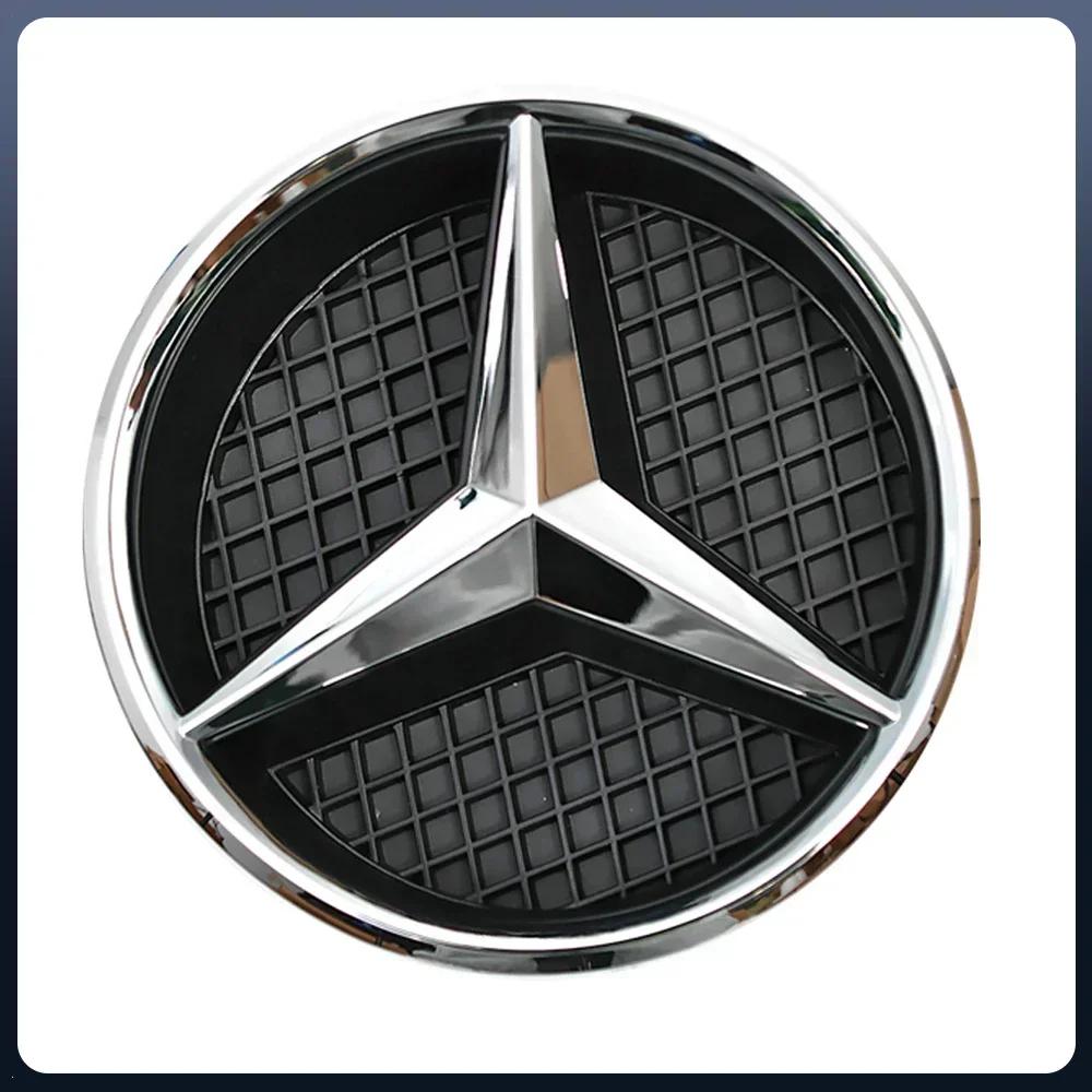 2025 Hot For Benz AMG Silver And Black OE Style Front Grill Star Emblem Chrome Logo Badge Fit For Mercedes Benz E200 E250 E300 E