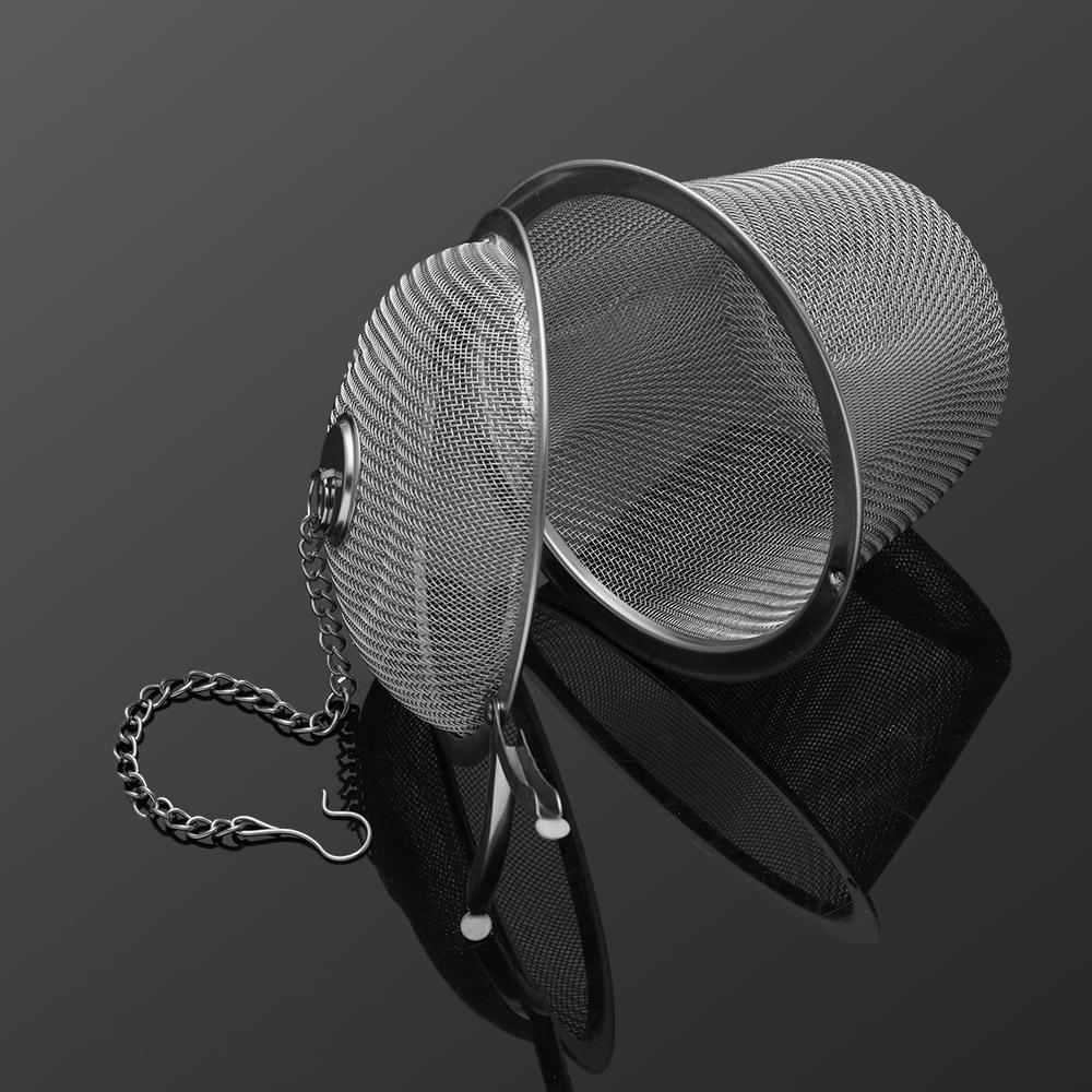 Blatt Gewürzsieb Teekessel Teekugel Edelstahl Kräuterinfuser Maschenfilter