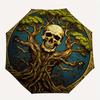 Tree of Life: Eternal Nature's MajestyUmbrella, Portable 3-Fold Compact Umbrella for Men & Women Gift