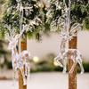 Yousheng Elk Pendant Acrylic Reindeer Ornament Christmas Tree Clear Deer Dancing Hanging Figurine Xmas Tree Party Supplies