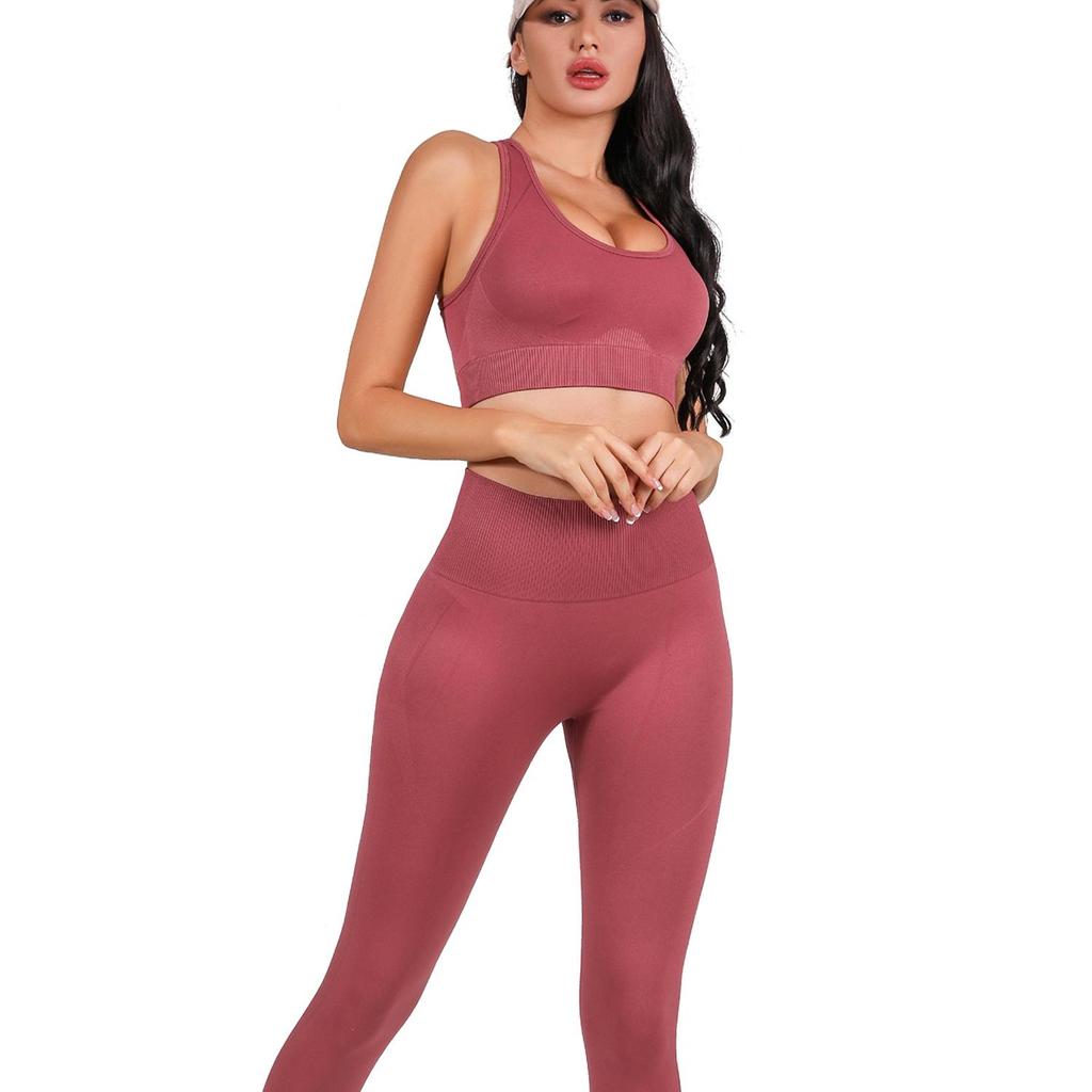 Women's Seamless Butt-Lifting Sports Vest & Yoga Set