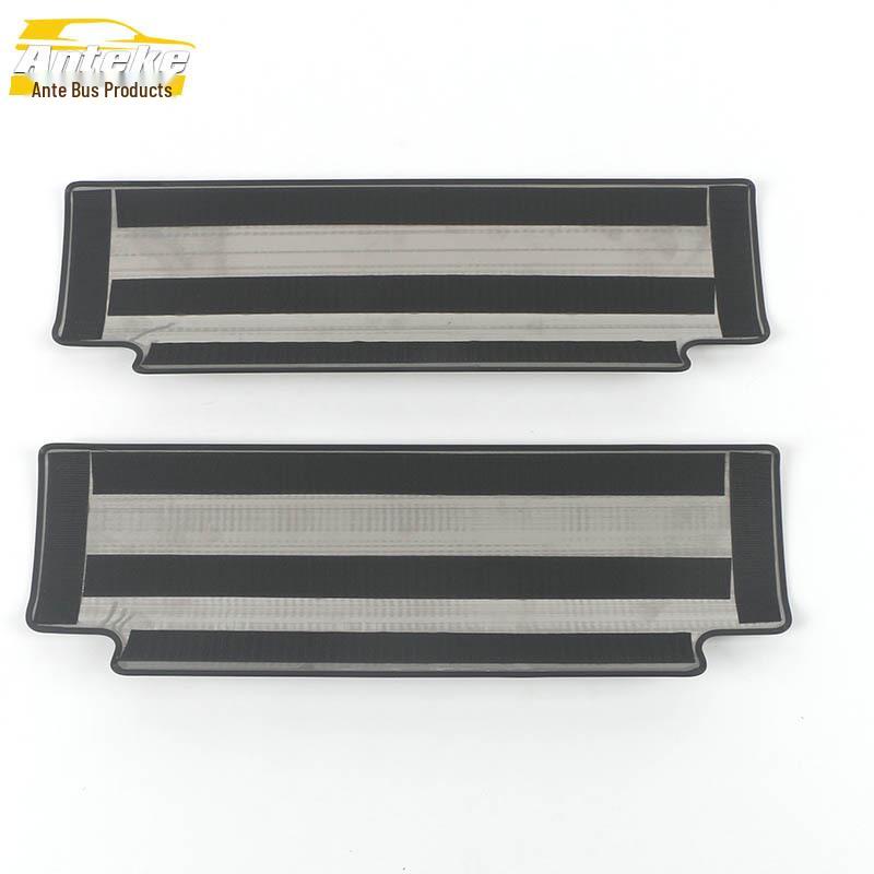 22 BZ4X Stainless Steel Seat Kick Plate Sequin Modification Accessories