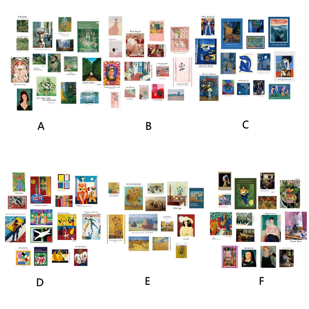 Wall Sticker Art Wall Decal Scrapbooking DIY Poster Card for Home Office Decoration