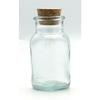 Cylindrical Glass Bottle H 9 Cm