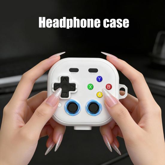 Earphone Case for Galaxy Buds 4 Pro Earbud Protective Carrying Case Funny Game Console Design Hard Shell Cover with Keychain for Boys Men
