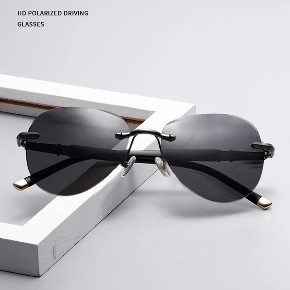 Солнцезащитные очки Explosions Trimmed без оправы Trend Мужские солнцезащитные очки — фото 3