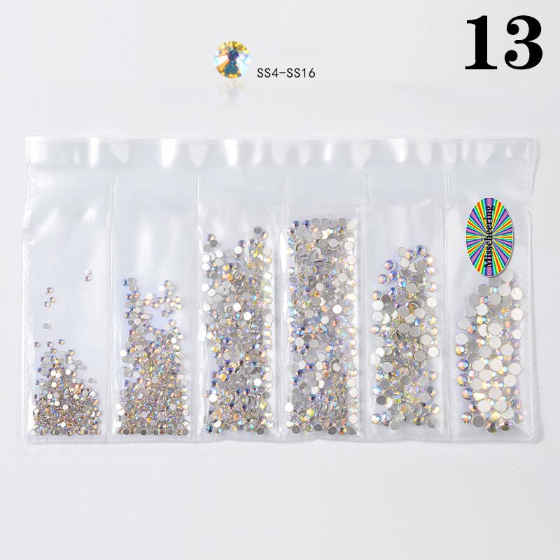 6 Grid Dental Rhinestones Tooth Rhinestones Teeth Jewelry Teeth Whitening Teeth Decoration Dental Crystal