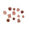 12 Pcs Dollhouse 1:12 Miniature Flower Pot Handmade Red Clay Pot Garden Home