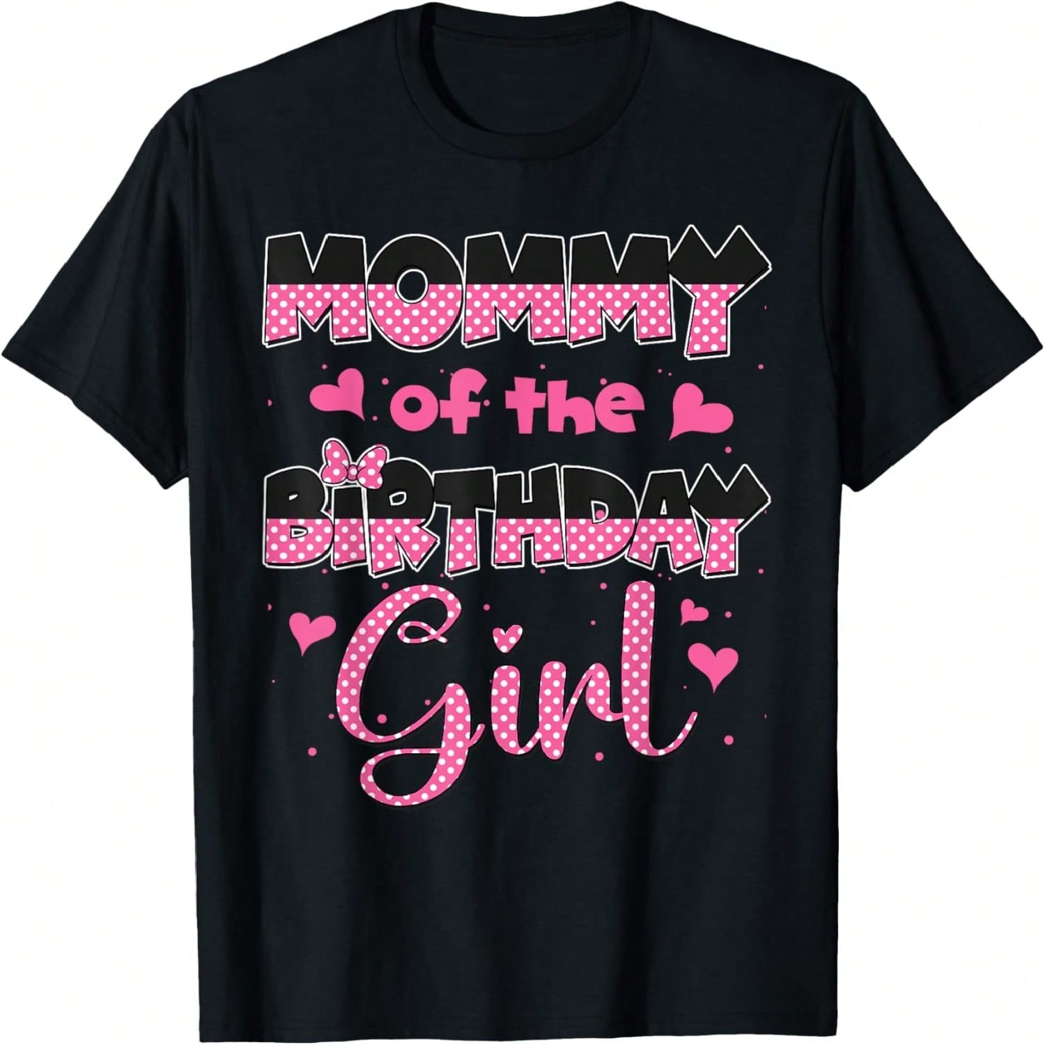 Mommy Of The Birthday Girl Cute Mom Dad Family Birthday T-Shirt S разноцветный