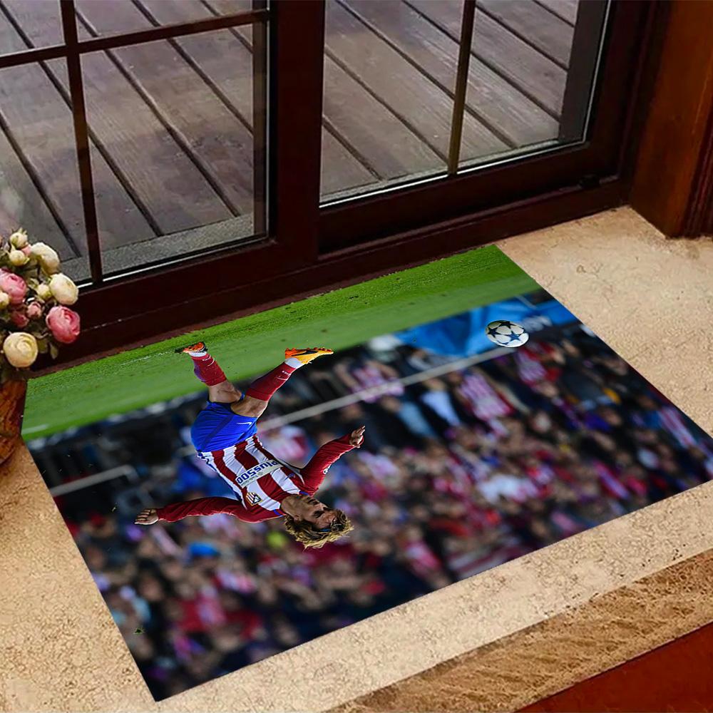 Atletico Madrid Player Carpet Suitable for Decorate room Dining Room Dormitory Game Room Antislip Carpet Office home decor