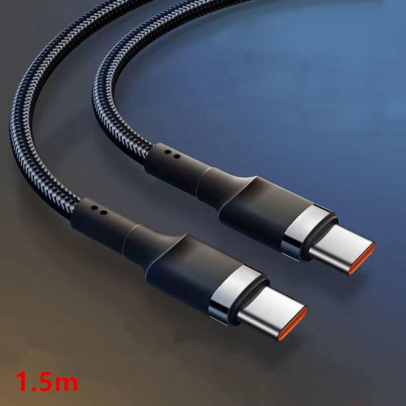 120W Fast Charge Cable Pd Quick Charging High Quality Usb C To Usb Type C Cable For Phone