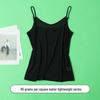 Ultra-Thin 100% Mulberry Silk V-Neck Camisole Tank for Women - Summer Base Layer