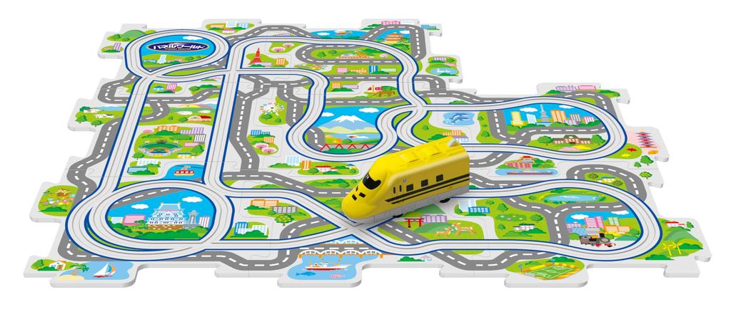 Masudaya Corporation Panel World Running! 923-type Doctor Yellow Toy Vehicle, Otokosha, Ages 3 and Up, Battery Operated, 480-1745