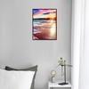 DIY Diamond Painting Beach Under Sunset Cross Stitch Kit Mosaic Art Diamond Painting Full Circle/Square Diamond Home Decoration