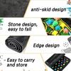 Fingerpressure Board Foot Foot Massage Pad Health Walk Foot Pressure Board Foot Massage Pad Imitation Goose Soft Stone Road
