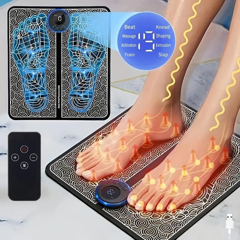 Foot Massage Mat EMS Foot Massager Pad 19 Modes 8 Gears Electric Foot Acupoint Massager Muscle Relieve Cushion Relief Pain Relax Feet